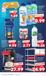 Gazetka promocyjna Kaufland - Gazetka - ważna od 10.08 do 10.08.2022 - strona 7 - produkty: Alwa, angebot, angebote, auto, Bau, bohne, bohnen, bosch, caffè crema, creme, duplo, eier, eis, elle, flasche, getränk, getränke, kaffee, kaffeemaschine, Kuschelweich, mineralwasser, mövenpick, natur, natürliches mineralwasser, regal, Reinigung, rel, riegel, schoko, schokoriegel, schwerlastregal, sim, tassimo, Ti, volvic, wasser, weichspüler