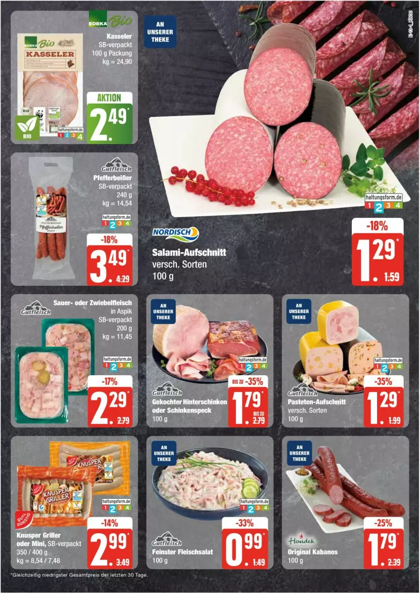 Aktueller Prospekt Edeka - Prospekte - von 22.07 bis 27.07.2024 - strona 13 - produkty: aufschnitt, eis, reis, salami, Ti, ZTE