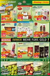 Gazetka promocyjna Norma - Norma - Gazetka - ważna od 11.10 do 11.10.2022 - strona 7 - produkty: apfel, auer, Becher, Birnen, Brock, brötchen, burger, eier, eierlikör, eintopf, eis, fleisch, Garten, gulasch, hackfleisch, Käse, kohlrabi, korn, Kraut, kühlregal, LG, likör, marzipan, mecklenburger salami, Meister, milch, mint, obst, pfanne, regal, reis, roggenbrötchen, Rotbarsch, rotkohl, rotwein, rwe, sac, salami, Sauerkraut, schoko, schokolade, schokoladen, schwein, Spezi, spreewälder, suppe, Ti, tiefpreis, topf, vollmilch, wein, weizenbrötchen