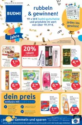Gazetka promocyjna Budni - Prospekte - Gazetka - ważna od 26.08 do 26.08.2023 - strona 1 - produkty: angebot, angebote, beef, Brufen, decke, duschdas, duschgel, Guhl, gutschein, gutscheine, hanuta, haribo, hundesnack, jacobs, kaffee, Kinder, kraft, papier, shampoo, snack, somat, spülung, Ti, vita, vitakraft