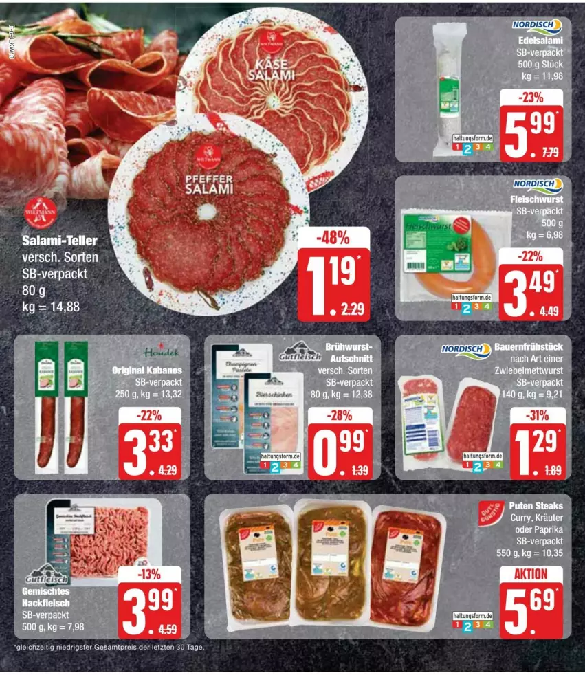 Aktueller Prospekt Edeka - Prospekte - von 23.03 bis 30.03.2024 - strona 14 - produkty: pute, steak, steaks