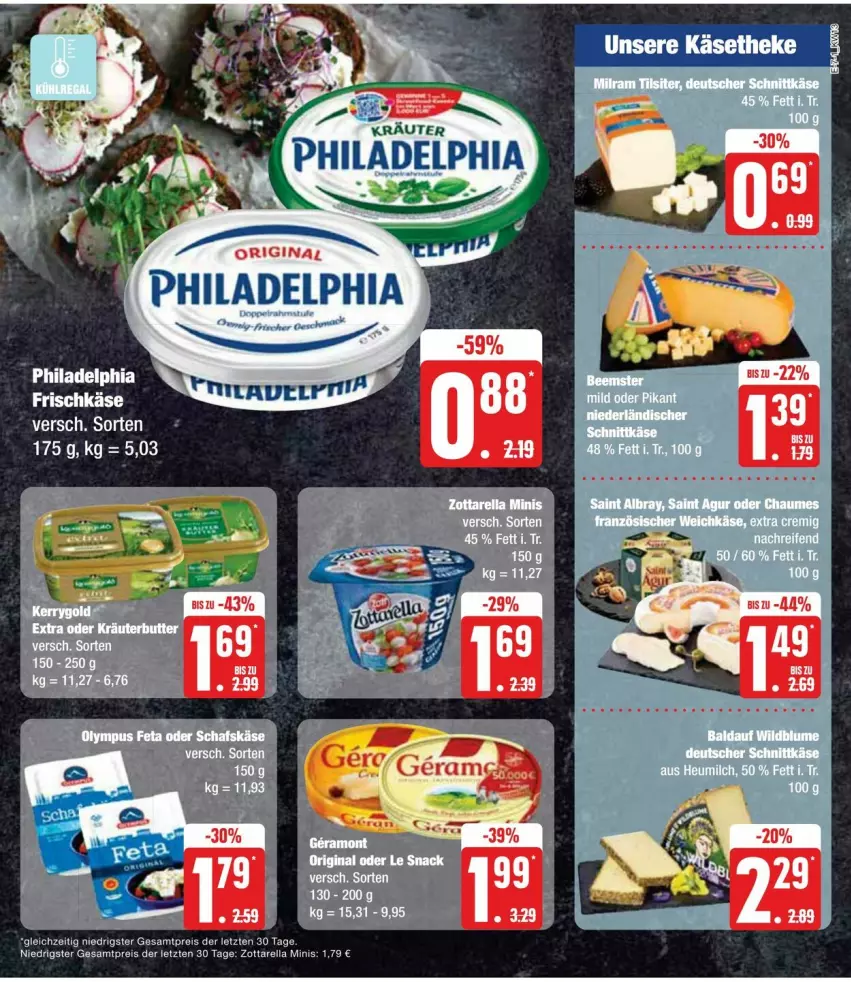 Aktueller Prospekt Edeka - Prospekte - von 23.03 bis 30.03.2024 - strona 15 - produkty: eis, Käse, käsetheke, reis, rel, Ti, zott, zottarella, zottarella minis, ZTE