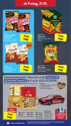 Gazetka promocyjna AldiSud - IN ZWEI WOCHEN - Gazetka - ważna od 22.10 do 22.10.2022 - strona 26 - produkty: aldi, alkohol, chili, chips, chipsfrisch, crunchips, eis, ente, erde, ferrero, Ferrero Küsschen, Ferrero Rocher, funny-frisch, gewinnspiel, gutschein, gutscheine, iphone, IPhone 13, jbl, lautsprecher, LG, linsen, lorenz, Mon Chéri, nuss, Ofen, paprika, reis, Ti