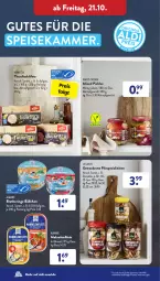 Gazetka promocyjna AldiSud - IN ZWEI WOCHEN - Gazetka - ważna od 22.10 do 22.10.2022 - strona 30 - produkty: aldi, almare, eis, filet, filets, fisch, fische, Fischer, hawesta, hering, Herings, in olivenöl, LG, Makrele, Makrelenfilets, Mixed Pickles, olive, oliven, olivenöl, pilze, reis, rel, ring, Schere, Spezi, Steinpilze, thunfisch, Ti