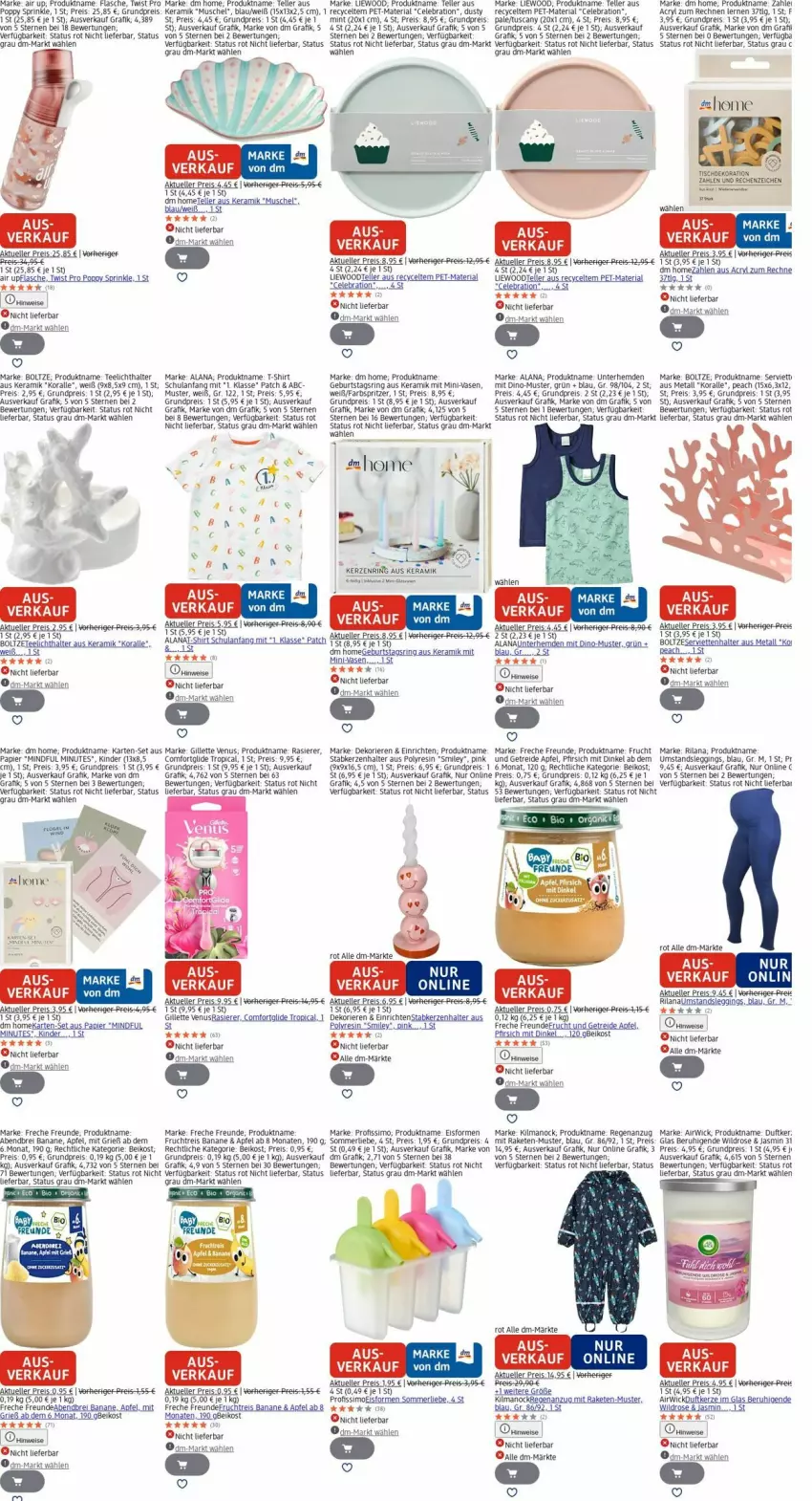 Aktueller Prospekt Dm Drogerie - Prospekte - von 15.12 bis 24.12.2025 - strona 12 - produkty: airwick, Anzug, apfel, auer, banane, Brei, dekoration, Duftkerze, eis, elle, flasche, freche freunde, frucht, gillette, gillette venus, gin, hemd, hemden, kerze, Kerzenhalter, Kinder, leggings, LG, merl, mint, papier, pfirsich, Popp, Profissimo, Raketen, rasierer, reis, Ria, ring, shirt, sim, Stabkerze, Stabkerzenhalter, T-Shirt, tee, Teelicht, teelichthalter, teller, Ti, tisch, uhr, Unterhemd, unterhemden, Vase, venus, WICK, Wild