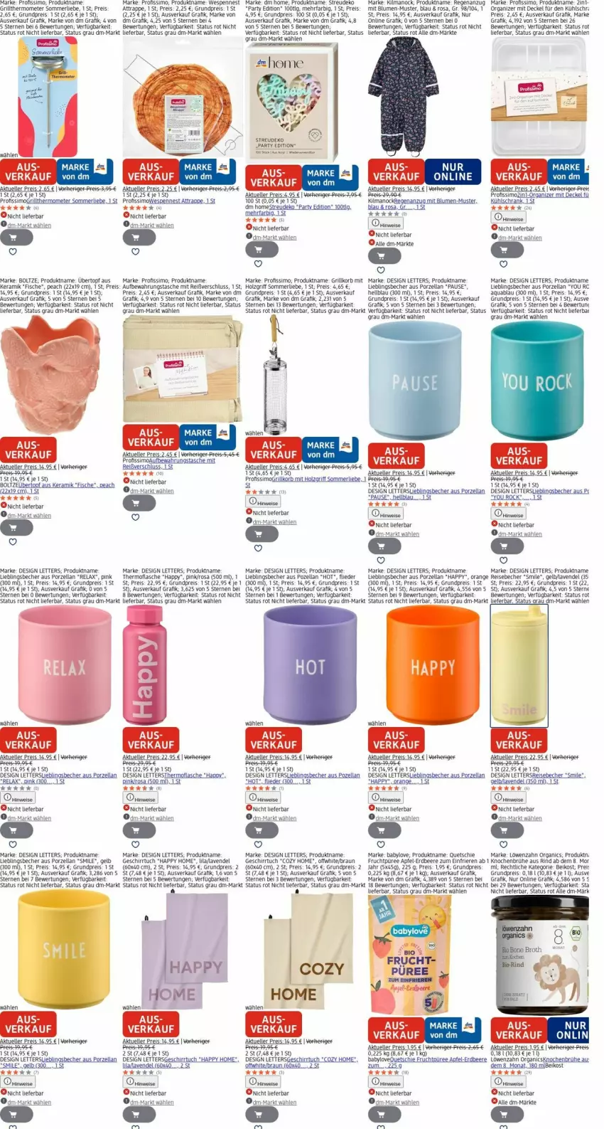 Aktueller Prospekt Dm Drogerie - Prospekte - von 15.12 bis 24.12.2025 - strona 13 - produkty: Anzug, apfel, aqua, aufbewahrungstasche, Babylove, Becher, beere, blume, blumen, braun, Brühe, decke, Deckel, eis, elle, erdbeere, erde, fisch, fische, Fischer, flasche, flieder, frucht, geschirr, geschirrtuch, gin, grill, Holz, korb, kühlschrank, lavendel, LG, merl, orange, penne, Profissimo, püree, reis, rel, rind, Schrank, sim, Tasche, tasse, thermometer, Ti, topf, tuc, übertopf, uhu, Yo