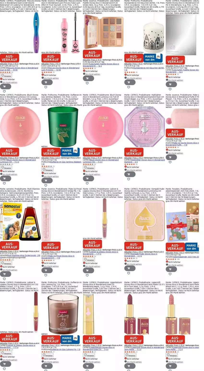 Aktueller Prospekt Dm Drogerie - Prospekte - von 15.12 bis 24.12.2025 - strona 7 - produkty: Adventskalender, akku, Alwa, Always, balsam, disney, Duftkerze, Effect, eier, eis, Elan, elle, kerze, LG, Lipgloss, Lippenbalsam, Lippenstift, Make-up, Mascara, Palette, Pinsel, Profissimo, reis, reiss, rum, Sanostol, sim, Tasche, Ti, uhu, vita, Vitamine, Yo, zucker