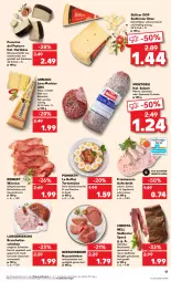 Gazetka promocyjna Kaufland - Prospekt - Gazetka - ważna od 18.09 do 18.09.2024 - strona 17 - produkty: angebot, angebote, aufschnitt, bier, buch, eis, fleisch, gewürz, hartkäse, Holz, jagdwurst, Jura, Käse, lyoner, Mantel, milch, montorsi, Morbier, nuss, Pecorino, ponnath, reinert, reis, rohschinken, salami, salz, schinken, schnittkäse, schwein, schweine, schweinefleisch, Speck, Spezi, südtiroler, Ti, tisch, torte, und gemüse, wein, weine, würfel, wurst, Yo, ZTE