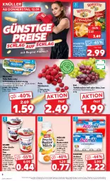 Gazetka promocyjna Kaufland - Prospekt - Gazetka - ważna od 18.09 do 18.09.2024 - strona 2 - produkty: actimel, angebot, auer, Bau, Bauer, Becher, beere, beeren, butter, buttermilch, danone, drink, frucht, fruchtjoghurt, gin, himbeer, himbeere, himbeeren, joghur, joghurt, joghurt mild, Joghurtdrink, Käse, milch, milka, milkana, mozzarella, Müller, Ofen, Ofenkäse, rel, rouge, rougette, Schmelzkäse, tafeltrauben, Ti, trauben, ZTE