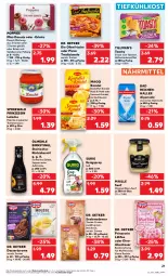 Gazetka promocyjna Kaufland - Prospekt - Gazetka - ważna od 18.09 do 18.09.2024 - strona 21 - produkty: angebot, angebote, aufstrich, backmischung, Bad, beutel, brustfilet, creme, dessert, die ofenfrische, dijon-senf, Donut, donuts, Dr. Oetker, eis, ente, essig, filet, gin, hähnchenbrust, hähnchenbrustfilet, kartoffel, Knödel, kochbeutel, kuchen, Kürbis, Kürbiskernöl, leine, Letscho, maggi, maille, Muffin, muffins, Ofen, paprika, pizza, pizza tradizionale, Popp, pudding, reis, salat, salate, salz, sauce, Semmel, senf, snack, suppe, suppen, tasse, Ti, tiefkühlkost, Tillman's, toast, toasty, tomate, tomaten, tomatensauce, tradizionale, vanille, ZTE