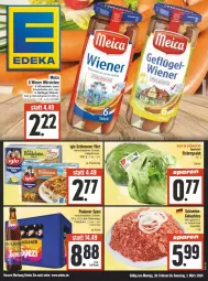 Gazetka promocyjna Edeka - Prospekte - Gazetka - ważna od 02.03 do 02.03.2024 - strona 1 - produkty: deka, eis, eisbergsalat, filet, flasche, frankfurter, Geflügel, gewürz, iglo, meica, Paula, paulaner, rwe, salat, schwein, schweine, Spezi, Ti, wein, weine, wiener, wiener würstchen, würstchen