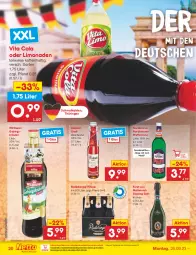 Gazetka promocyjna Netto Marken-Discount - Filial-Angebote - Gazetka - ważna od 30.09 do 30.09.2023 - strona 20 - produkty: asbach uralt, Berger, bestpreis, cola, eis, fürst von metternich, kräuter, likör, limo, limonade, limonaden, Mett, metternich, ndk, nordbrand, pfeffer, pils, pilsner, radeberger, radeberger pilsner, reis, riesling, ring, sekt, Ti, vita, Vita C, wein, weinbrand, wilthener