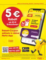 Gazetka promocyjna Netto Marken-Discount - Filial-Angebote - Gazetka - ważna od 30.09 do 30.09.2023 - strona 43 - produkty: angebot, buch, coupon, eduscho, guthabenkarte, gutschein, gutscheine, milch, rabatt-coupon, Tchibo, Ti, ZTE