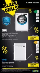 Gazetka promocyjna Metro - Wochen-Angebote - Gazetka - ważna od 15.11 do 15.11.2025 - strona 18 - produkty: auer, auto, bügel, decke, eis, elle, gefrierschrank, geschirr, geschirrspüler, klarspüler, kühlschrank, lack, Metro, obst, Obst und Gemüse, reis, salz, Schere, Schrank, teller, Ti, tisch, und gemüse