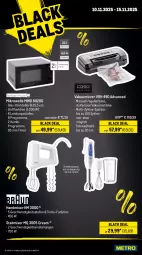 Gazetka promocyjna Metro - Wochen-Angebote - Gazetka - ważna od 15.11 do 15.11.2025 - strona 22 - produkty: angebot, auer, auto, delonghi, edelstahl, eis, elle, entkalker, garraum, Glühwein, grill, handmixer, kaffee, kaffeevollautomat, kaffeevollautomaten, Kocher, lack, LG, mac, Metro, mikrowelle, milch, Mixer, reis, sonderposten, stabmixer, teller, thermostat, Ti, timer, tisch, tomate, tomaten, Vakuumierer, vollautomaten, wasser, wasserfilter, wasserkocher, wein