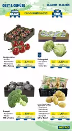Gazetka promocyjna Metro - Wochen-Angebote - Gazetka - ważna od 15.11 do 15.11.2025 - strona 8 - produkty: ACC, angebot, Becher, beutel, broccoli, butter, eis, eisbergsalat, honig, Honigtomaten, irische butter, joghur, joghurt, kartoffel, kartoffeln, kerrygold, mac, mehl, milch, milka, milkana, obst, sahne, Sahnejoghurt, salat, Schal, Schale, speisekartoffeln, Ti, tomate, tomaten