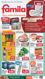 Gazetka promocyjna Famila - Prospekte - Gazetka - ważna od 19.11 do 19.11.2022 - strona 1 - produkty: Alwa, angebot, angebote, aust, Becher, beispielabbildung, beutel, culinaria, dessert, die ofenfrische, Dr. Oetker, ehrmann, Ehrmann Grand Dessert, eis, elle, flasche, fleisch, funny-frisch, kasseler, lebensmittel, leine, mineralwasser, motorenöl, Ofen, pizza, playmobil, reis, Ria, rosen, Rosenkohl, Schleich, schwein, schweine, schweinefleisch, Soda, Spezi, Three Sixty, Ti, uhr, vilsa, vodka, wasser, wassersprudler, wein, weine, ZTE