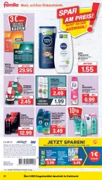 Gazetka promocyjna Famila - Prospekte - Gazetka - ważna od 19.11 do 19.11.2022 - strona 22 - produkty: after shave, auer, Bad, creme, deo, deodorant, Dr. Best, dusche, duschgel, eau de toilette, eis, erde, flasche, fusion5, gillette, Handseife, mac, natur, natura, nivea, Odol, pflegedusche, rasiergel, Rasierklinge, rasierklingen, reis, Seife, shampoo, Ti, Wild, zahncreme, ZTE