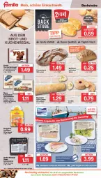 Gazetka promocyjna Famila - Prospekte - Gazetka - ważna od 19.11 do 19.11.2022 - strona 8 - produkty: backwaren, baguette, beutel, brot, brötchen, eis, Faktu, filet, garnelen, joghur, joghurt, Käse, knäckebrot, korn, kräuter, Krustenbrot, kuchen, lachs, lachsfilet, marinade, milch, nestlé, olive, pfanne, regal, reis, riegel, Schal, Schale, Schwarzbrot, seelachsfilet, snack, Spezi, spitzenqualität, stube, Ti, uhr, wasa, ZTE