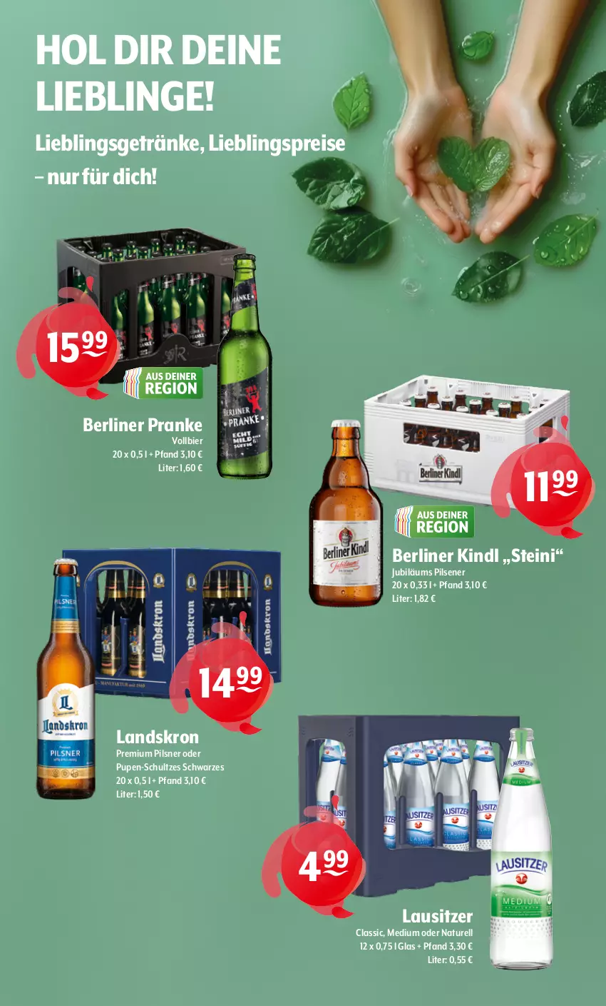 Aktueller Prospekt Getraenke Hoffmann - Prospekte - von 06.07 bis 11.07.2026 - strona 9 - produkty: berliner, berliner kindl, bier, eis, getränk, getränke, Jubiläums, natur, pils, pilsener, pilsner, premium pils, reis, rel