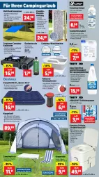 Gazetka promocyjna Thomas Philipps - Gazetka - ważna od 27.04 do 27.04.2024 - strona 11 - produkty: Abba, aqua, auto, Bau, bett, Campingtisch, citrus, eis, hocker, klappstuhl, Kocher, koffer, Kuppelzelt, lamm, latte, leine, LG, luftbett, papier, reiniger, Reinigung, sekt, Sport, stuhl, Teleskop, Ti, Tiere, tisch, toilettenpapier, topf, waschbecken, wasser, wassertank, Zelt