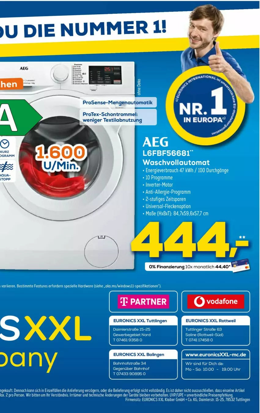 Aktueller Prospekt Euronics - Prospekte - von 22.02 bis 01.03.2023 - strona 32 - produkty: auto, euronics xxl, euronics xxl rottweil, euronics xxl tuttlingen, Protex, rosen, Ti, trommel