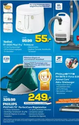 Gazetka promocyjna Euronics - Prospekte - Gazetka - ważna od 01.03 do 01.03.2023 - strona 23 - produkty: akku, auto, beutel, bügel, Bügelstation, Dyson, fritteuse, ladegerät, leine, Leuchte, pommes, Pommes Frites, rowenta, Stielsauger, tee, tefal, thermostat, Ti, tisch, uhr