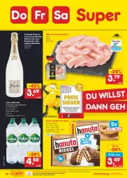 Gazetka promocyjna Netto Marken-Discount - Filial-Angebote - Gazetka - ważna od 18.02 do 18.02.2023 - strona 30 - produkty: alkohol, Alwa, bestpreis, Cava, eis, elle, freixenet, geschnetzeltes, hanuta, mineralwasser, natur, natürliches mineralwasser, ndk, reis, rel, riegel, Ti, volvic, wasser, Zelt