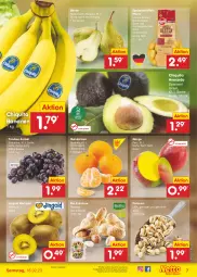 Gazetka promocyjna Netto Marken-Discount - Filial-Angebote - Gazetka - ważna od 18.02 do 18.02.2023 - strona 7 - produkty: angebot, asti, avocado, banane, bananen, bestpreis, beutel, bio, Birnen, chiquita, eis, erdnüsse, kartoffel, kartoffeln, kiwi, Kiwi Gold, LG, mandarine, mandarinen, mango, pfanni, pistazien, reis, salz, Schal, Schale, speisekartoffeln, Ti, trauben, ZTE