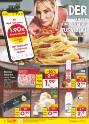 Gazetka promocyjna Netto Marken-Discount - Filial-Angebote - Gazetka - ważna od 18.02 do 18.02.2023 - strona 8 - produkty: bacon, Bau, bestpreis, bio, Bona, coupon, coupons, eis, erde, galbani, grana, grana padano, knoblauch, ndk, padano, Rana, reifen, reis, saft, sahne, schlagsahne, schwein, schweine, Schweinebauch, teigwaren, Ti, tradizionale, wein, weine