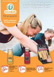 Gazetka promocyjna Globus - Prospekte - Gazetka - ważna od 26.11 do 26.11.2022 - strona 1 - produkty: flasche, frucht, obst, pet-flasche, sandwich, smoothie