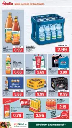 Gazetka promocyjna Famila - Prospekte - Gazetka - ważna od 29.01 do 29.01.2022 - strona 20 - produkty: Alwa, apfel, Apfelschorle, bier, cola, drink, eis, elle, flasche, Hohes C, köstritzer, lebensmittel, mineralwasser, natürliches mineralwasser, Nektar, oettinger, orange, orangen, pepsi, Pepsi Cola, pils, säfte, schorle, tee, Ti, vittel, volvic, wasser