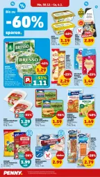 Gazetka promocyjna Penny - Prospekte - Gazetka - ważna od 04.01 do 04.01.2026 - strona 12 - produkty: Alaska-Seelachs, becel, bresso, dovgan, eis, filet, fleisch, fleischsalat, frischkäse, gin, hochland, Käse, lachs, margarine, pelmeni, Popp, Reibekäse, reis, salat, sandwich, snack, taschki, Ti