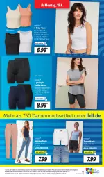 Gazetka promocyjna Lidl - Aktionsprospekt - Gazetka - ważna od 24.06 do 24.06.2023 - strona 17 - produkty: Bau, baumwolle, eis, esmara, hose, hosen, jeans, Mode, radler, shorts, Ti, weck, wolle