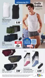 Gazetka promocyjna Lidl - Aktionsprospekt - Gazetka - ważna od 24.06 do 24.06.2023 - strona 29 - produkty: achselhemd, Bau, baumwolle, eis, esmara, hemd, hemden, livergy, reine baumwolle, reis, slip, slips, sneaker, sneakersocken, socken, spaghetti, Ti, weck, wolle, ZTE