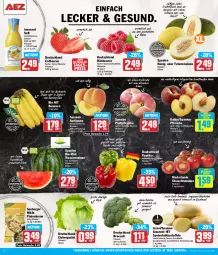 Gazetka promocyjna Aez - Prospekte - Gazetka - ważna od 29.06 do 29.06.2024 - strona 2 - produkty: aprikose, aprikosen, auer, banane, bananen, Bau, beere, beeren, Berger, berliner, beutel, bio, bio hit, braten, broccoli, dessert, discount, eis, eisbergsalat, elle, erdbeere, erdbeeren, flasche, fleisch, frucht, fruchtfleisch, Frühkartoffeln, grill, himbeer, himbeere, himbeeren, honig, Innocent, joghur, joghurt, kartoffel, kartoffeln, mac, melone, obst, paprika, pfirsich, pfirsiche, pinienkerne, plattpfirsiche, quark, Rauch, reis, rwe, saft, salat, salate, Schal, Schale, schinken, seeberger, shake, snack, speisefrühkartoffeln, strauchtomaten, Ti, tisch, tomate, tomaten, vorspeise, wasser, wassermelone, ZTE