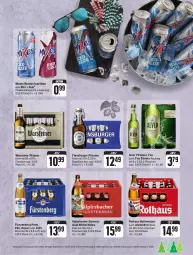 Gazetka promocyjna Edeka - Angebote der Woche - Gazetka - ważna od 30.09 do 30.09.2023 - strona 17 - produkty: alkohol, Alpirsbacher, bier, bügel, bügelflasche, burger, cola, eis, elle, flasche, flensburger, Fürstenberg, Hefe, hefeweizen, jever, jever pilsener, Mixer, mixery, pils, pilsener, reis, steiner, Ti, warsteiner, zitrone, ZTE