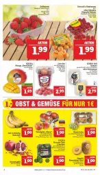 Gazetka promocyjna Marktkauf - Prospekt - Gazetka - ważna od 31.12 do 31.12.2022 - strona 6 - produkty: ananas, apfel, banane, bananen, beere, beeren, chiquita, deka, driscoll's, edeka deli, eimer, eis, erdbeere, erdbeeren, frucht, früchte, grana, granatapfel, Havana Club, himbeer, himbeere, himbeeren, kiwi, Kiwi Gold, kokos, kokosnuss, limette, limetten, mango, Mett, metten, nuss, Physalis, Rana, reifen, reis, Schal, Schale, tafeläpfel, Ti, ZTE