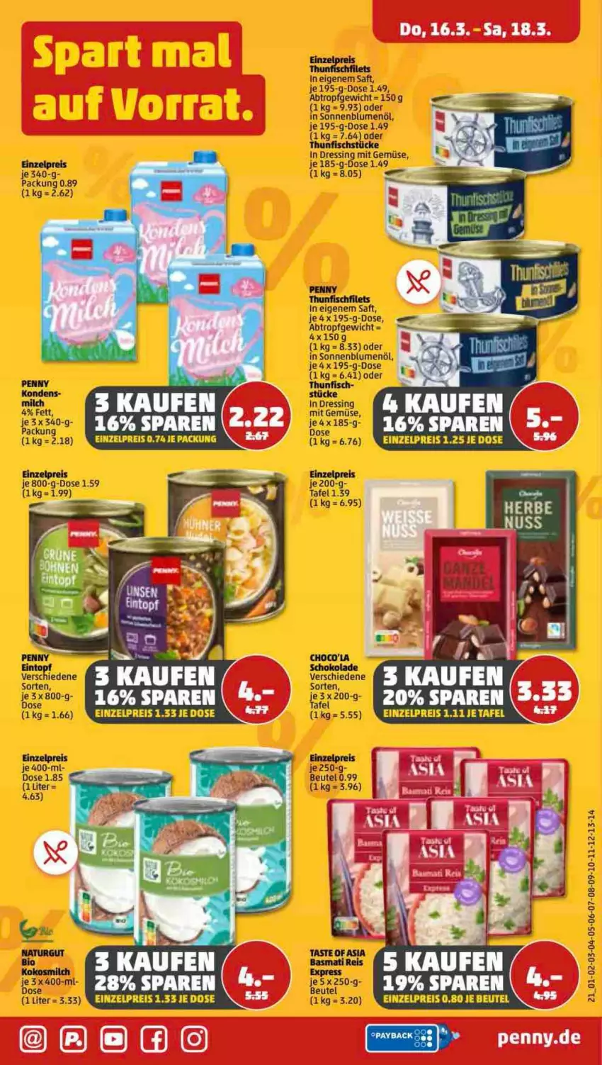 Aktueller Prospekt Penny - Prospekte - von 13.03 bis 18.03.2023 - strona 21 - produkty: blume, blumen, blumenöl, eis, emsa, fisch, reis, saft, sonnenblume, sonnenblumen, sonnenblumenöl, thunfisch, Ti