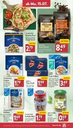 Gazetka promocyjna Aldi Nord - Von Montag - Gazetka - ważna od 20.07 do 20.07.2024 - strona 11 - produkty: aus der tiefkühlung, barilla, blume, blumen, blumenöl, bohne, bohnen, chovi, cin, dell, elle, espresso, filet, filets, frutti di mare, fusilli, gin, Holz, lasagne, Ofen, pasta, pizza, Sardellen, sim, sonnenblume, sonnenblumen, sonnenblumenöl, Ti, ZTE