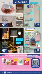 Gazetka promocyjna Aldi Nord - Von Montag - Gazetka - ważna od 20.07 do 20.07.2024 - strona 22 - produkty: aldi, angebot, auer, bio, decke, dell, eis, elle, ente, Finish, Garten, gartentisch, gin, korb, Lampe, Läufer, Leuchte, LG, Mode, ndk, Persona, reis, Ria, ring, rwe, Ti, tisch, tischläufer, ZTE