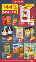 Gazetka promocyjna Aldi Nord - Von Montag - Gazetka - ważna od 20.07 do 20.07.2024 - strona 29 - produkty: aufschnitt, aufstrich, Blüte, blütenhonig, dell, eis, elle, fleisch, frikadellen, frucht, fruchtaufstrich, gin, honig, Käse, lavendel, milram, orange, orangen, Reibekäse, reis, Schwartau, schwein, schweine, schweinefleisch, spargel, Spezi, stickado, teller, Ti, Vegane Fleisch, wein, weine, ZTE