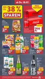 Gazetka promocyjna Aldi Nord - Von Montag - Gazetka - ważna od 20.07 do 20.07.2024 - strona 31 - produkty: beutel, coca-cola, cocktail, cola, eis, elle, erdinger, flasche, gin, limo, limonade, lorenz, meersalz, mumm, natur, nimm2, radler, reis, saltletts, salz, sekt, storck, tee, teller, Three Sixty, Ti, vodka, volvic, ZTE, zucker