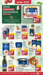 Gazetka promocyjna Aldi Nord - Von Montag - Gazetka - ważna od 20.07 do 20.07.2024 - strona 9 - produkty: ACC, aldi, aufschnitt, Burrata, cin, eis, elle, feinkost, flasche, gin, hartkäse, hinterkochschinken, Käse, kochschinken, mac, merl, mozzarella, nuss, olive, oliven, olivenöl, pasta, pizza, prosciutto, prosciutto cotto, prosciutto crudo, reis, rel, rezept, rezepte, rohschinken, sahne, salami, salat, schinken, schnittkäse, Speck, Spezi, südtiroler, teller, Ti, ZTE