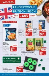 Gazetka promocyjna Aldi Nord - Aldi-Vorschau - Gazetka - ważna od 12.03 do 12.03.2022 - strona 28 - produkty: angebot, angebote, aus der tiefkühlung, bacon, beutel, bohne, bohnen, braten, chips, Donut, eier, filet, filets, flakes, Frühstücksspeck, geback, gin, Käse, käsescheiben, kerrygold, lachs, lachsfilet, lachsfilets, milch, pasta, sauce, seelachsfilet, Speck, steak, Ti, tisch, tomate, tomaten, tomatensauce, weidemilch, ZTE, zucker