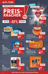 Gazetka promocyjna Aldi Nord - Aldi-Vorschau - Gazetka - ważna od 12.03 do 12.03.2022 - strona 32 - produkty: aldi, Becher, bifi, bockwurst, braten, butter, cocktail, curry, eis, froop, frucht, gin, grill, joghur, joghurt, kracher, Mantel, meggle, Müller, müller froop, reis, rohschinken, salami, schinken, Seeluftschinken, Spezi, Streichzart, Ti, würfel, wurst, würstchen