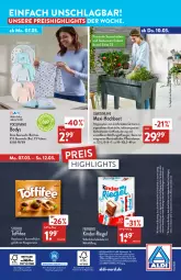 Gazetka promocyjna Aldi Nord - Aldi-Vorschau - Gazetka - ważna od 12.03 do 12.03.2022 - strona 36 - produkty: abdeckhaube, aldi, angebot, auto, Bau, baumwolle, bio, body, creme, drucker, eis, Engel, ente, ferrero, gin, haselnuss, karamell, kerze, Kinder, magazin, milch, Nougatcreme, nuss, papier, pocopiano, reine baumwolle, reis, resa, Ria, riegel, schoko, schokolade, storck, telefon, Ti, toffifee, vollmilch, wasser, wolle, ZTE