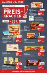 Gazetka promocyjna Aldi Nord - Aldi-Vorschau - Gazetka - ważna od 12.03 do 12.03.2022 - strona 8 - produkty: aldi, beutel, biscotto, bohne, bohnen, cerealien, dallmayr, Dr. Oetker, eis, erde, gin, kaffee, kaffee-pads, kakao, kracher, kuchen, Marabou, mars, my sweet table, nestlé, prodomo, reis, riegel, Schaumzucker, schoko, schokoriegel, storck, Ti, waffeln, zucker
