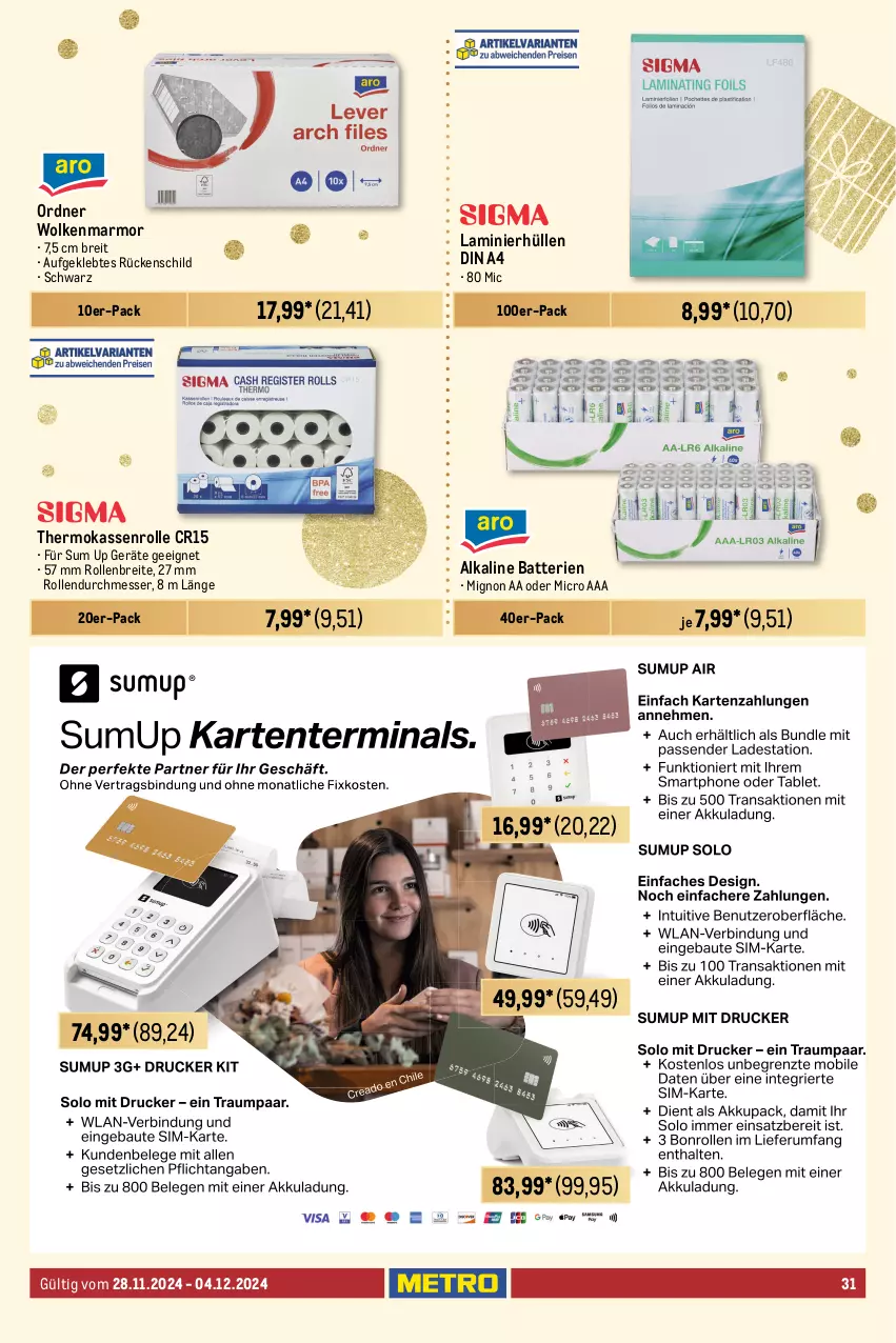 Aktueller Prospekt Metro - GastroJournal - von 22.11 bis 04.12.2024 - strona 31 - produkty: batterie, batterien, Brei, din a4, edelstahl, eis, elle, grill, Holz, holzkohle, HP, lack, latte, messer, Metro, metro gastro, natur, ordner, sac, Ti, tisch, tischplatte