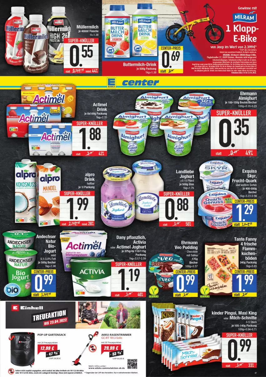 Aktueller Prospekt E Center - Angebote der Woche - von 04.04 bis 09.04.2022 - strona 7 - produkty: Ti, weck